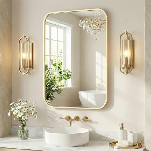 Sweetcrispy Bathroom Mirror, Vanity Mirrors for Wall, 30x48 Inch