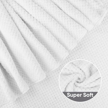 HOMEXCEL 6PK Bath Towel Set, 24x48 in, Absorbent&Quick Dry Towels for Hotel