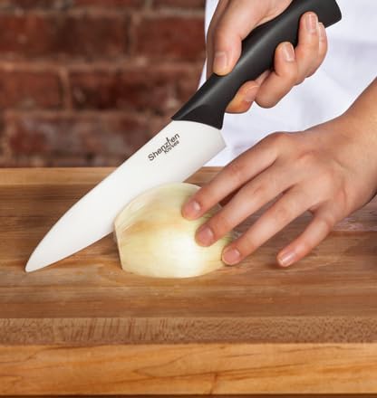 Shenzhen Knives White Ceramic 6 Inch Chef's Knife - Lightweight Kitchen Cutlery for Precision Cooking