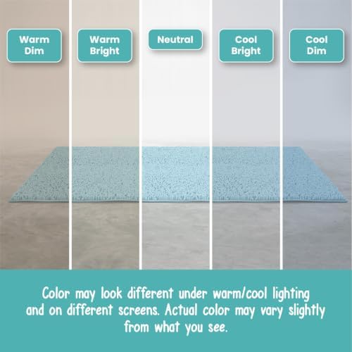Chenille Bath Mats 61"x31", Plush Absorbent Bath Mats Quick Dry, Soft & Machine Washable, Non Slip Carpet for Bathroom, Thick Bathroom Rugs, Shower Restroom Rug Mat, Alfombras De Baño, Bathrugs Matts