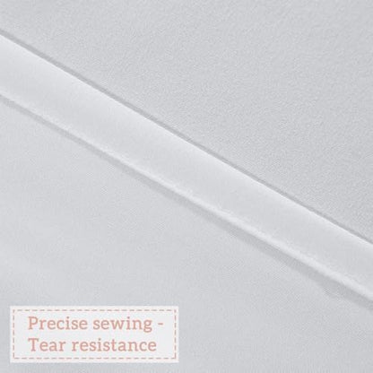 Homechoice Decor Fabric Shower Curtain 2 Pack, 72" W x 96" L x 2 Panels