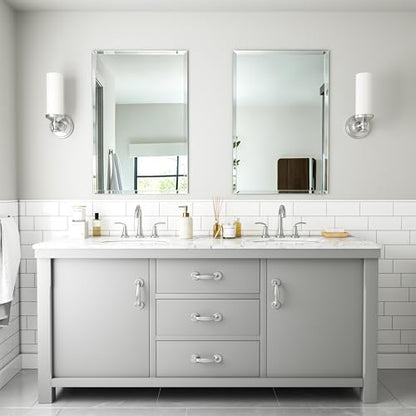24x36 Inch Bathroom Mirrors for Over Sink, Frameless Mirrors for Wall