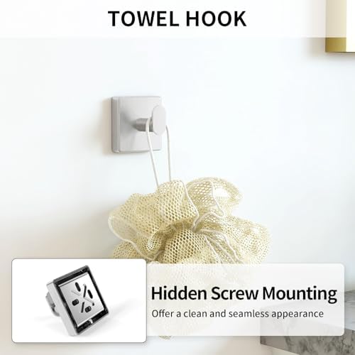 KLJKPA Brushed Nickel Bathroom Hardware Set, 24 inch Bathroom Towel Holder