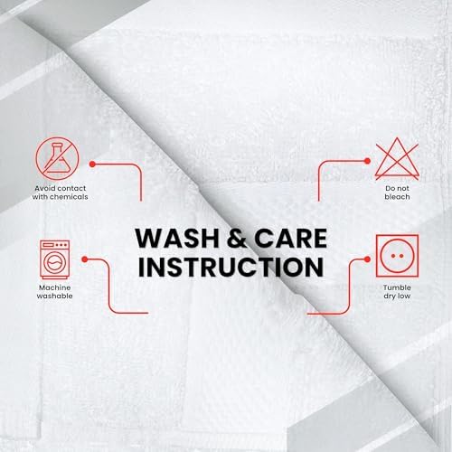Infinitee Xclusives 100% Cotton Luxury Wash Cloths for Showering - 4 Pack