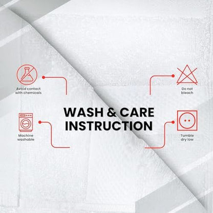 Infinitee Xclusives 100% Cotton Luxury Wash Cloths for Showering - 4 Pack