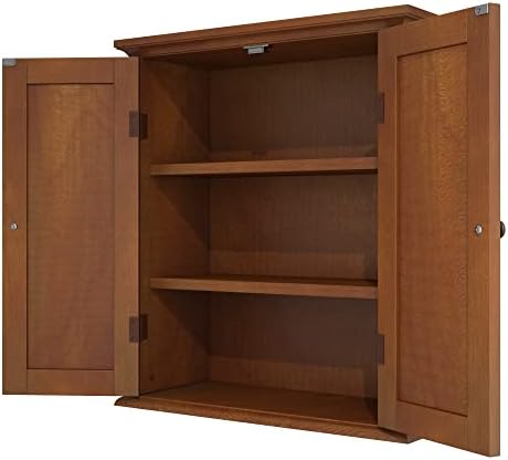 ChooChoo Bathroom Wall Cabinet with 2 Doors, Over The Toilet