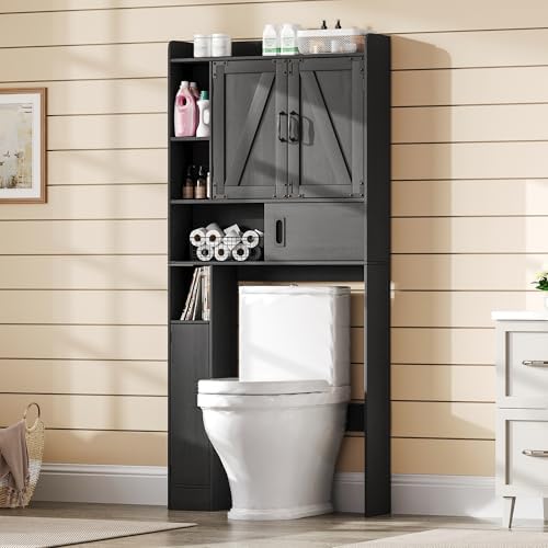 ChooChoo Over The Toilet Storage Cabinet with Adjustable Shelves
