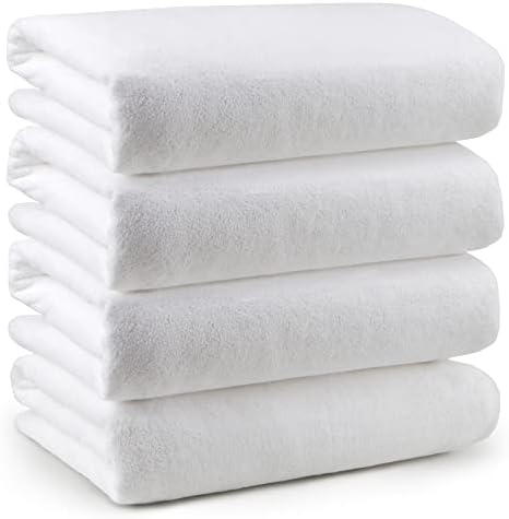 Orighty Bath Towels, Soft Feel Bath Towel, 4 Pack (27'' x 54'')