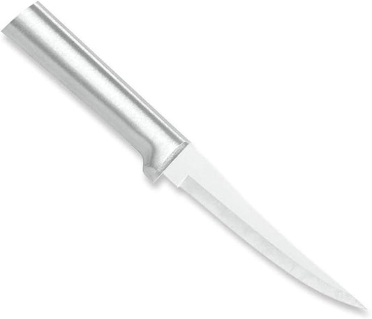 Rada Cutlery Super Parer Knife (R127), 4.38" Stainless Steel Blade, Silver Handle, Pack of 2