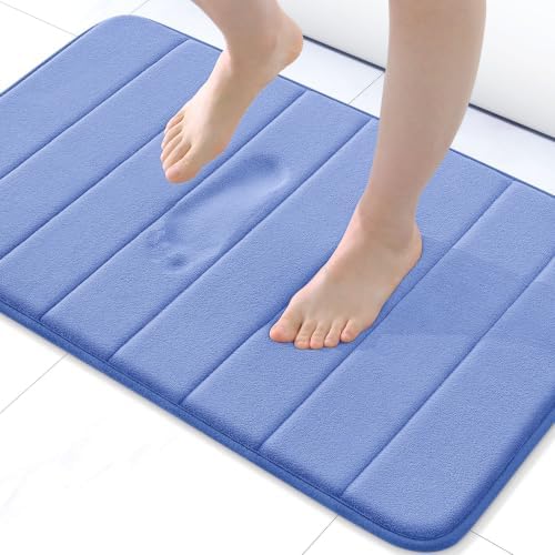 Buganda Memory Foam Bath Mat 30 x 20, Ultra Soft Absorbent Bathroom Rugs