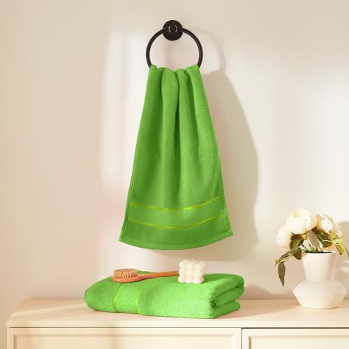 COZYART Bath Towel Set 6 PCS, Luxury 100% Turkish Cotton 650GSM Ultra Soft