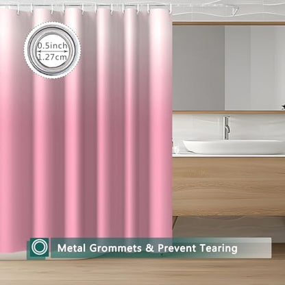 Shower Curtain Liner, 100% Waterproof Peva Shower Curtains with 3 Duty Heavy Bottom Magnets and 12 Rust Proof Grommets, 72x72 Weighted Shower Liner for Shower Stall, Bathtubs