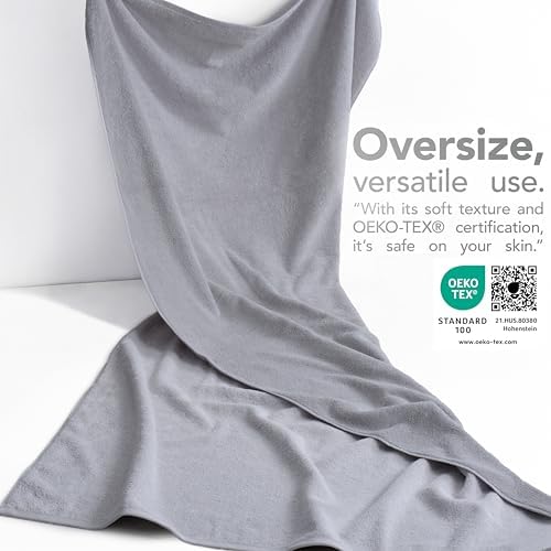 American Soft Linen 100% Cotton Luxury Turkish Towels, 40x80 XL Bath Sheet