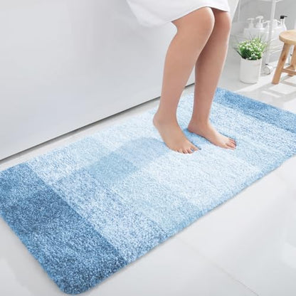 OLANLY Large Bathroom Rugs 50x30, Extra Soft Absorbent Microfiber Bath Rugs