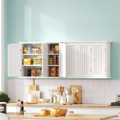 ChooChoo Laundry Cabinet with 3 Doors and Adjustable Shelves