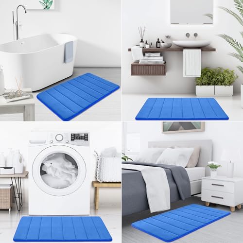 Buganda Memory Foam Bath Mat 44 x 24, Ultra Soft Absorbent Bathroom Rugs