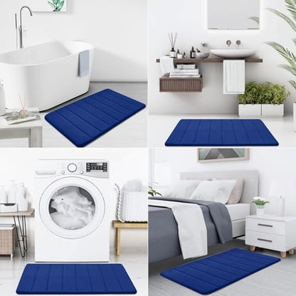 Buganda Memory Foam Bath Mat 70 x 46, Ultra Soft Absorbent Bathroom Rugs