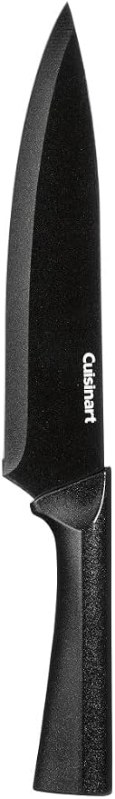 CUISINART Cutlery Knife Set, 12pc Metallic Cutlery Knife Set with Blade Guard , Lightweight, Stainless Steel, Durable & Dishwasher Safe, C55-12PMB,Black