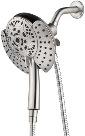 INAVAMZ 2 in 1 Shower Head with Handheld Combo High Pressure Nickel 2.5 GPM