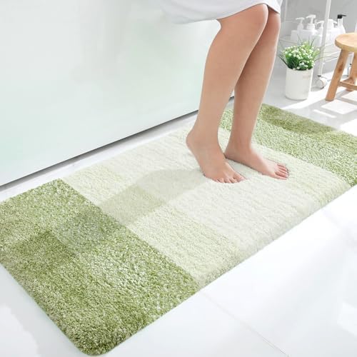 OLANLY Bathroom Runner Rug 40x24, Extra Soft Absorbent Microfiber Bath Rugs