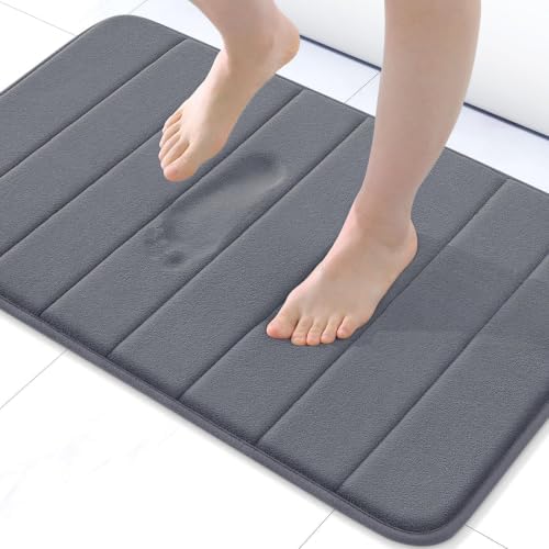 Buganda Memory Foam Bath Mat 31.5 x 20, Ultra Soft Absorbent Bathroom Rugs