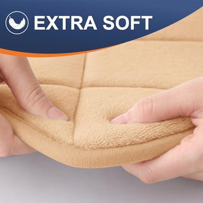OLANLY Memory Foam Bath Mat 44x24, Ultra Soft and Absorbent Bathroom Rugs