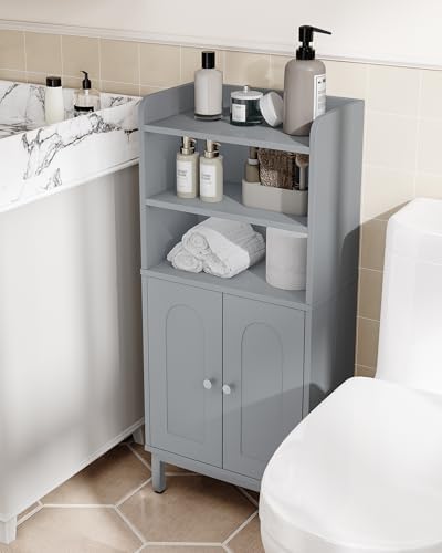 Hzuaneri Bathroom Storage Cabinet, Small Floor Cabinet with 2 Door