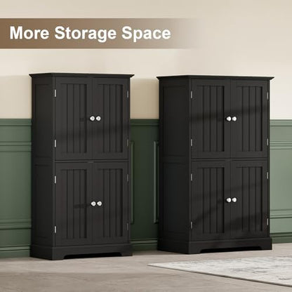 ChooChoo Bathroom Floor Cabinet with Adjustable Shelves