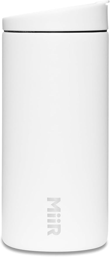 MiiR Flip Traveler 12oz | Double-Wall Vacuum Insulated with Flip Lid, BPA-Free Stainless Steel Construction, Insulated Tumbler for Hot or Cold Drinks