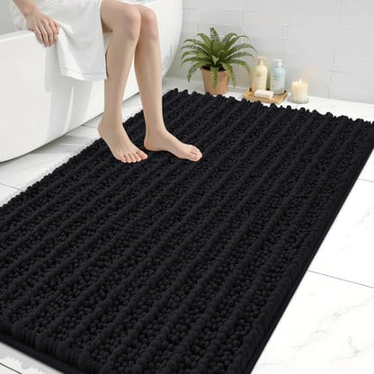 Arotive Bathroom Rugs Mat 44x32, Soft Absorbent Chenille Shaggy Bath Mat