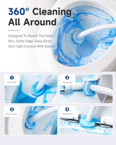 80 Count Toilet Wand Refills Compatible with Clorox Toilet Wand