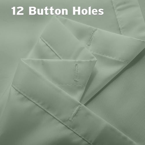 Titanker Waterproof Shower Curtain Liner Fabric, Sage Green Shower Curtain Liner with Magnets, Cloth Shower Liner Soft, Lightweight, Machine Washable, 70 x 72 Inches