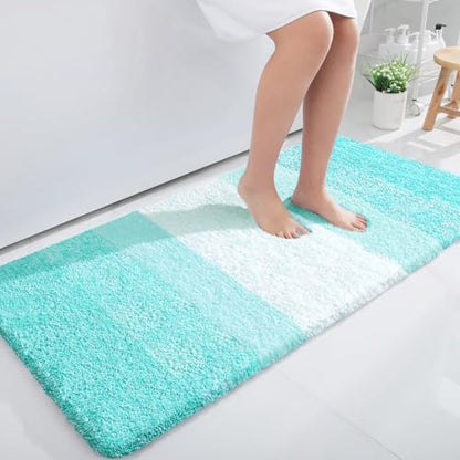 OLANLY Bathroom Runner Rug 40x24, Extra Soft Absorbent Microfiber Bath Rugs