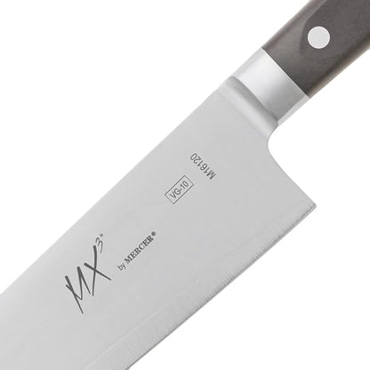 Mercer Culinary MX3 Premium San Mai VG-10 Steel Core Blade Gyuto Chef Knife, 240mm 9 1/2 Inch,Black