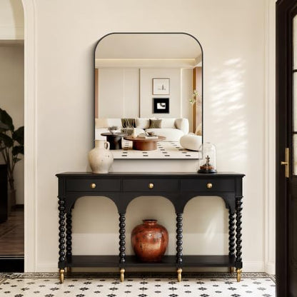 YIROMAN Bathroom Mirrors for Over Sink,36"x42" Black Bathroom Vanity Mirror