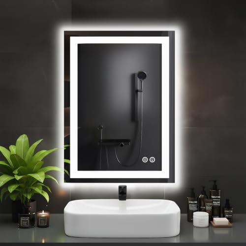 DUMOS 20"x28" LED Bathroom Mirror, Bathroom Vanity Mirror