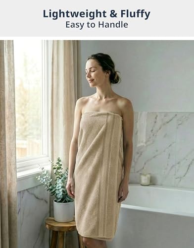 LANE LINEN Bathroom Towel Set 18 Piece Soft Absorbent Quick Dry - Taupe