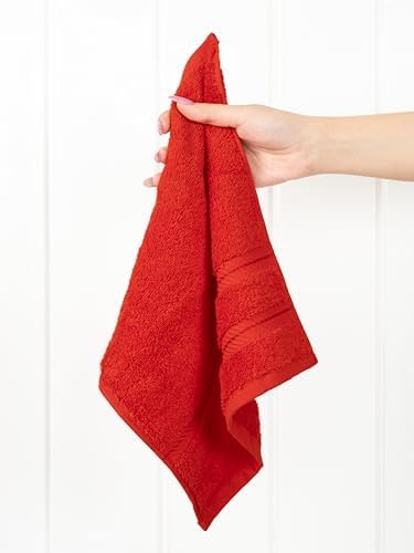 American Soft Linen 100% Cotton Luxury Turkish Towels, 4 PC Washcloth Set