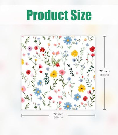 Bathroom Shower Curtain Cute Cortinas para Baño 72 x 72, Floral