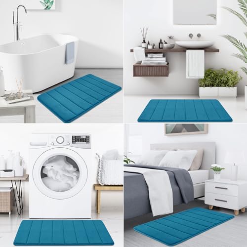 Buganda Memory Foam Bath Mat 60 x 24, Ultra Soft Absorbent Bathroom Rugs