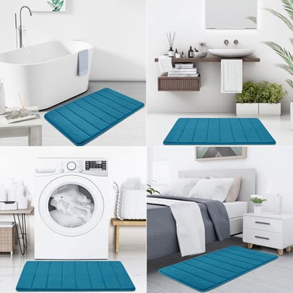 Buganda Memory Foam Bath Mat 60 x 24, Ultra Soft Absorbent Bathroom Rugs