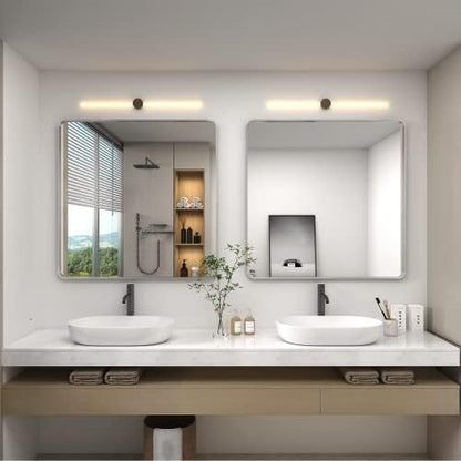 36x36 Inch Silver Square Bathroom Mirror for Wall