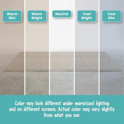 Chenille Bath Mats 59"x21", Plush Absorbent Quick Dry, Soft & Machine Washable, Non Slip Carpet for Bathroom, Thick Bathroom Rugs, Shower Restroom Rug Mat, Alfombras De Bano, Bathrugs