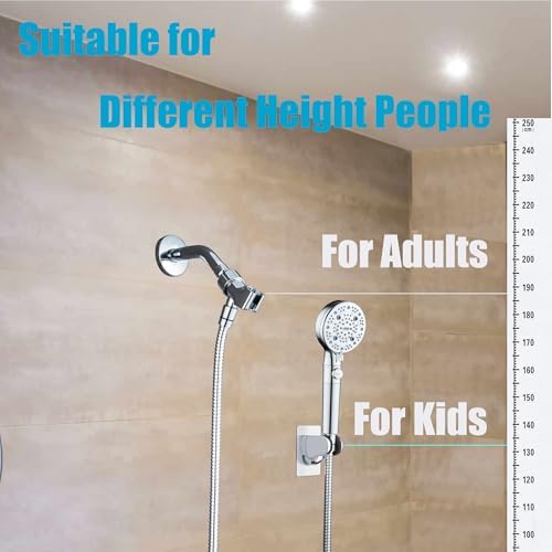 Shower Head Holder, Handheld Showerhead Holder, Wall Shower Bracket