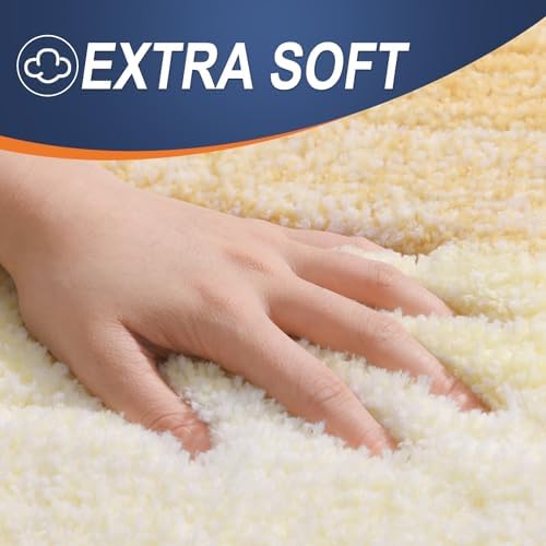 OLANLY Bathroom Runner Rug 47x24, Extra Soft Absorbent Microfiber Bath Rugs