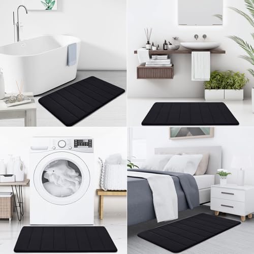 Buganda Memory Foam Bath Mat 44 x 32, Ultra Soft Absorbent Bathroom Rugs