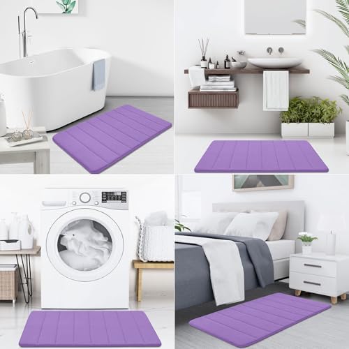 Buganda Memory Foam Bath Mat 59 x 20, Ultra Soft Absorbent Bathroom Rugs