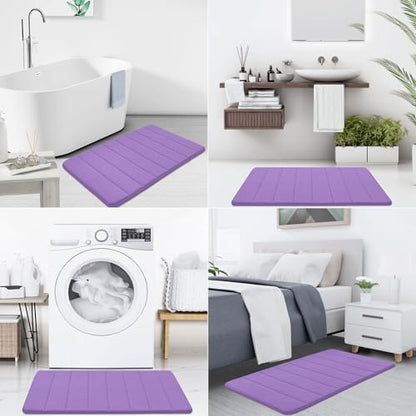 Buganda Memory Foam Bath Mat 44 x 24, Ultra Soft Absorbent Bathroom Rugs