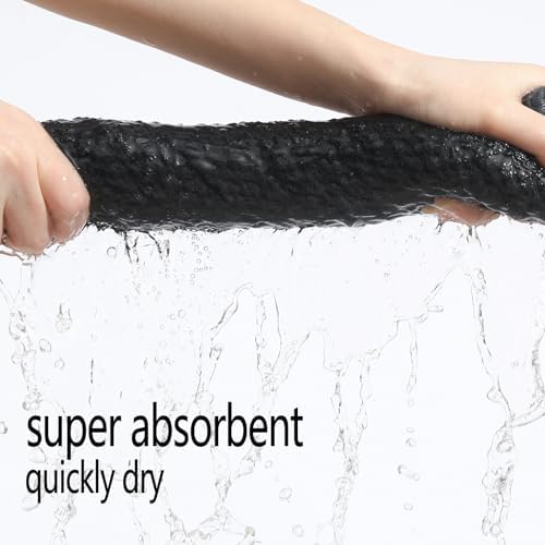 YTYC 39x78 Bath Sheets Set,Towels for Bathroom,Charcoal,6-Pieces