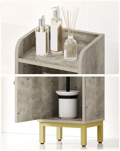 Hzuaneri Bathroom Storage Cabinet, Small Corner Floor Cabinet